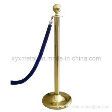 High Grade Star Hotal Hanging Rope Post Barrier
